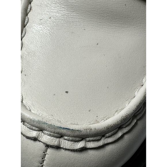 Michael Kors Women's Rocco Slip-On Platform Heeled Loafer, Light Cream, 8.5 Lug - Picture 11 of 13